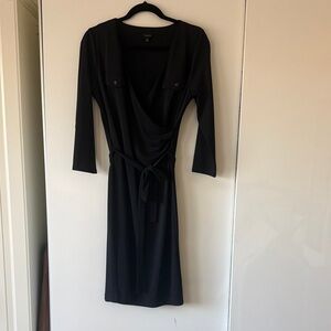 Talbots Classic Black Long Sleeve Dress
